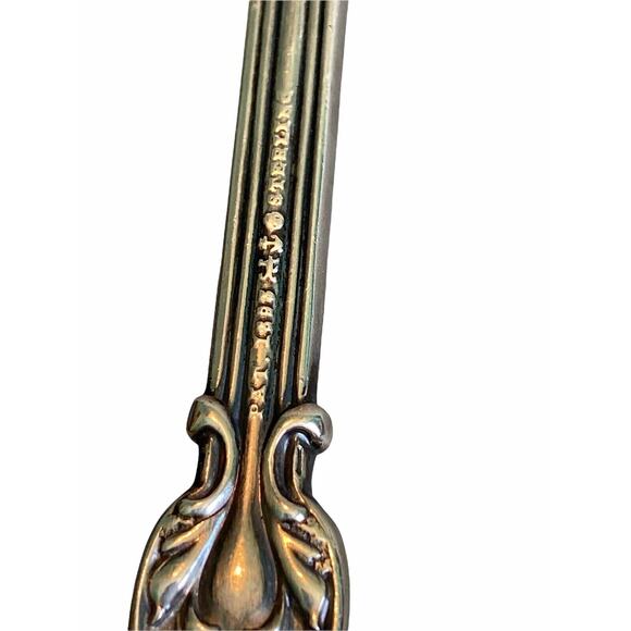 Chantilly by Gorham 1895 Soup Ladle 12.5” (Lion Anchor G) Sterling Silver Monog - Picture 7 of 10